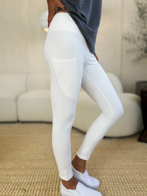 Wide Waistband Sports Leggings - Odaingerous